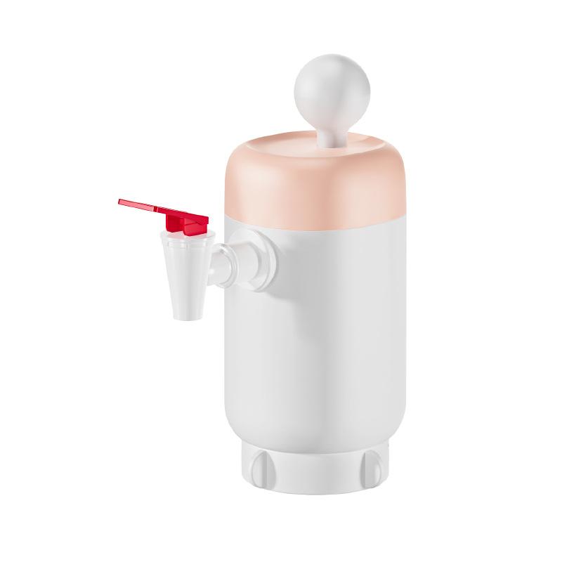 Automatic Water Dispenser Bucket Water Pressure Pump Portable Drinking Water Dispenser Hand Press Water Pumps розовый