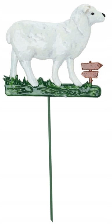 Decorative garden spike, animals, ornament on a stick, 42 cm