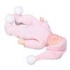 Dollhouse Porcelain Baby 1:12 Scale Mini Pink Sweater Dollhouse Miniature Newborn Figure
