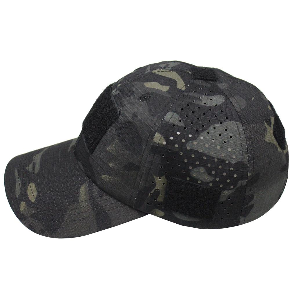 Men's Summer Camouflage Baseball Cap, Adjustable Velcro Breathable Mesh Hat,Sun Protection UV Hat Outdoor Hiking Fishing Camping Daily Casual Wear