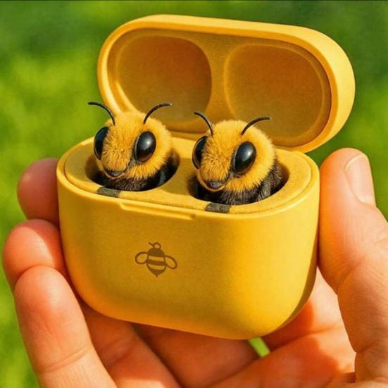 Cute Animal Shaped Bluetooth-compatible Earbuds 3D Frog Eagle Zebra Wolf Lion Animal Wireless Earbuds with Charging Case for Teens Adults