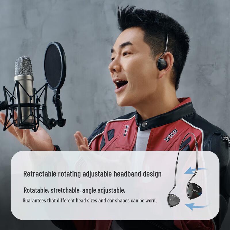 cleer-Clip PRO AI Wireless Bluetooth Over-Ear Headphones