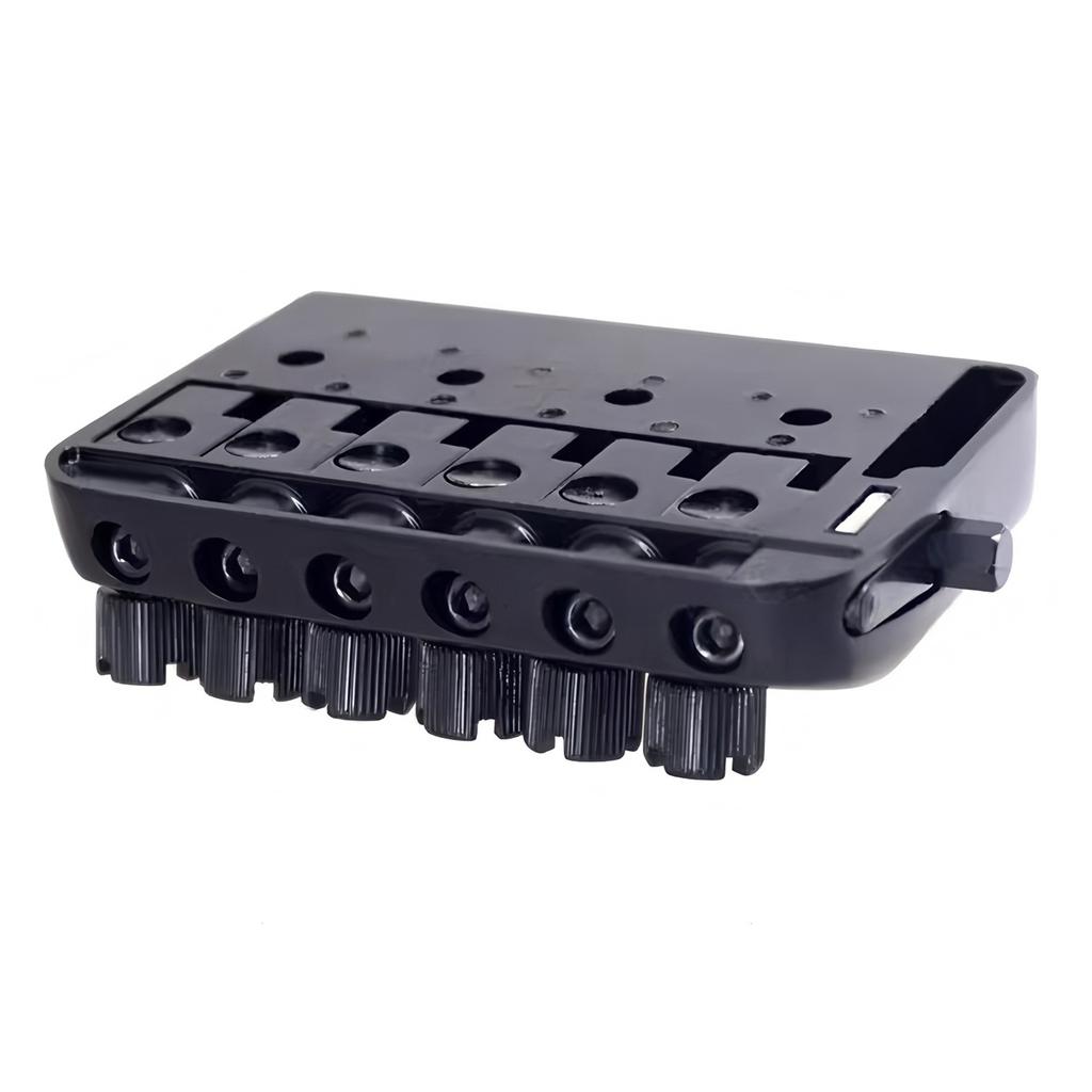 Ponte Tailpiece per Chitarra Headless a 6 Corde Sella a Rullo Ponte per Basso Headless Sella in Ottone per Posizionamento Sicuro delle Corde