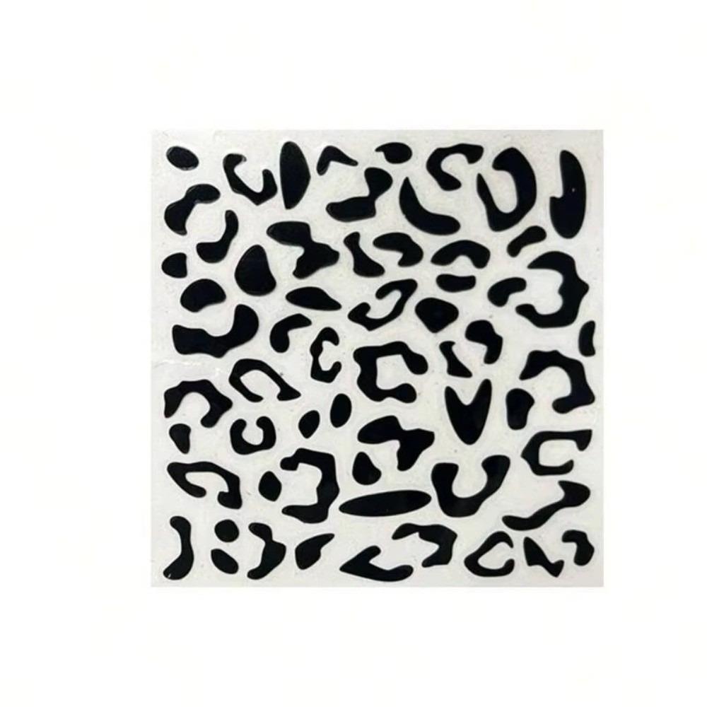 Leopard Print Vinyl Sticker PVC Wall Decal DIY Car Stickers Motorcycle Decor чёрный
