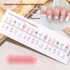 T719# 3D Cat Eye Nail Stickers - Cute Fairy Tale Style