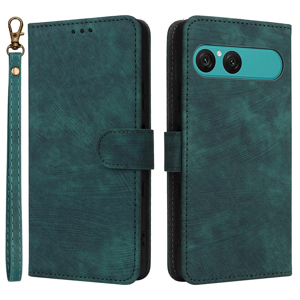 For Sony Xperia 10 VII Case Wallet RFID Blocking PU Leather Phone Cover Stand with Strap