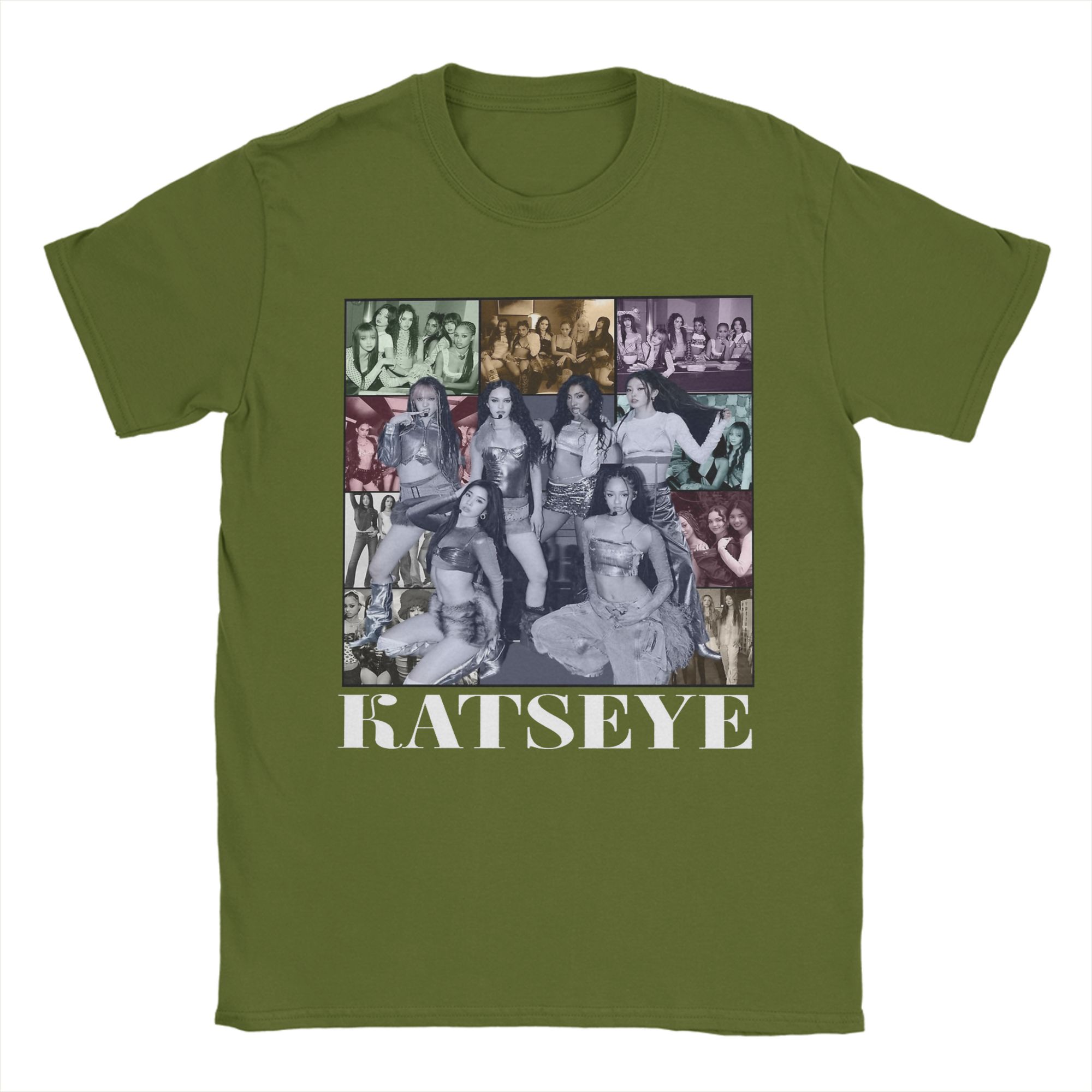 

Fashion KATSEYE Gnarly Kpop T-Shirt for Men Round Neck Cotton T Shirt Short Sleeve Tee Shirt Summer Clothes 4XL