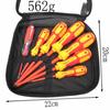Electrician Insulated Screwdriver Set with Voltage Tester - Phillips & Flathead Tools