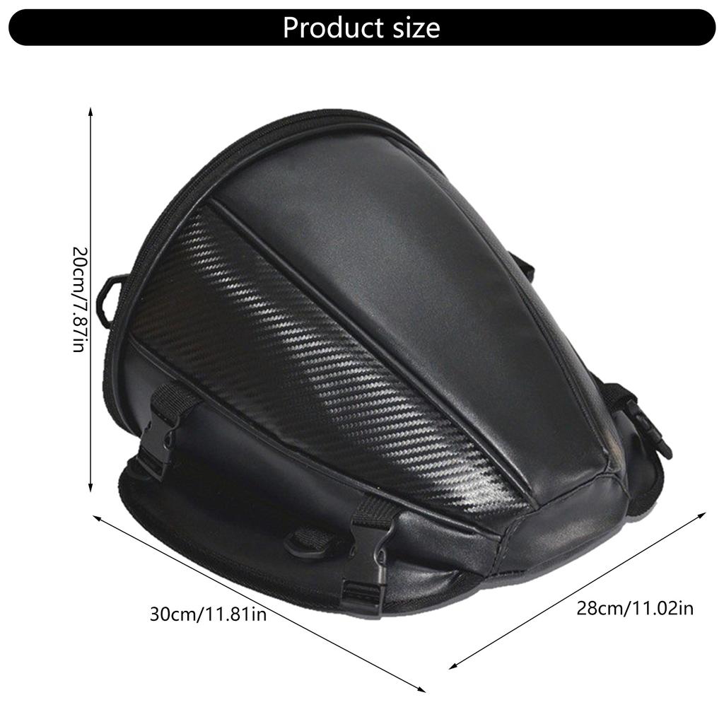 Schnellbefestigbare Multifunktionale Motorrad-Seitentasche Wasserabweisend Heckstauraum Mit Schneller Montage Nylon-Konstruktion