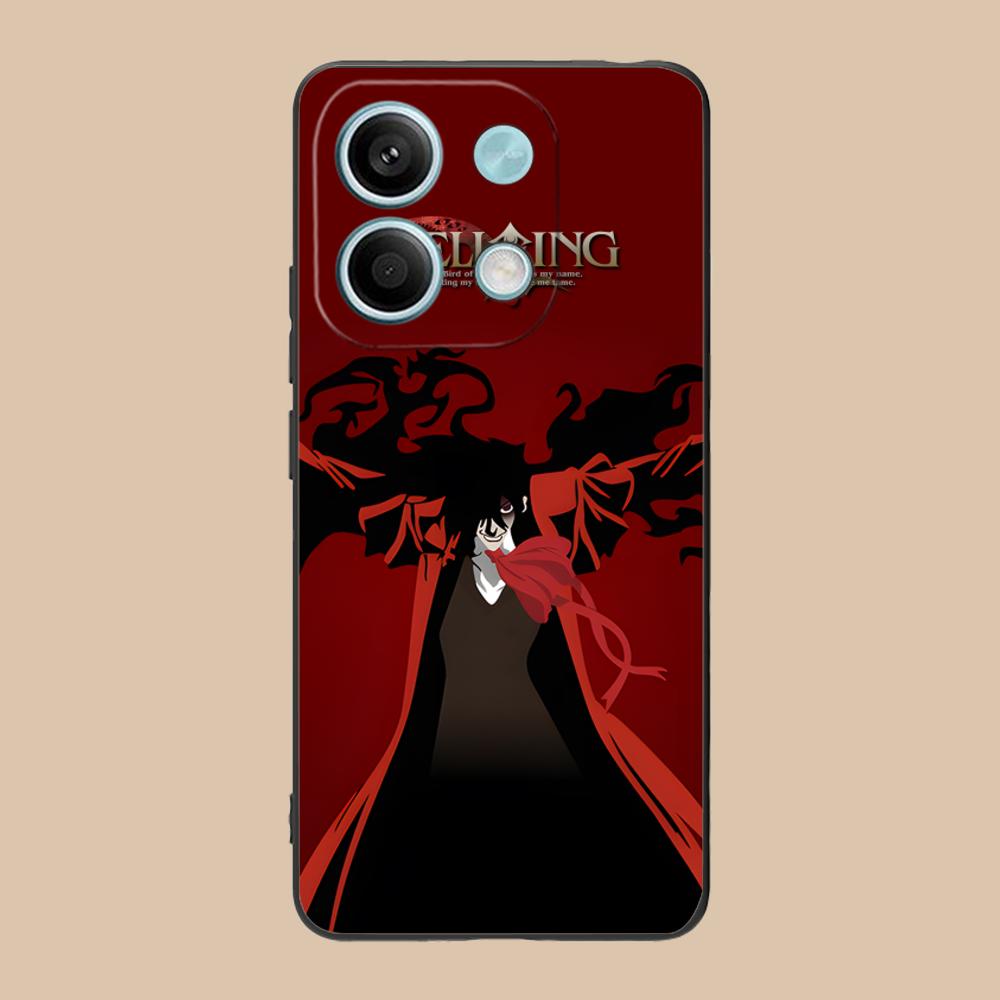 Anime Alucard Hellsing Phone Case for POCO M7 M6 M5 M4 M3 X7 X6 X5 X4 X3 Pro GT 5G Colorful Printing Cover Cover Luxury