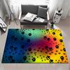 Animal P Paw Floor Mat Eco Flannel Doormat Non Slip Odorless Indoor Floor Rug Soft Short Plush Home Mat