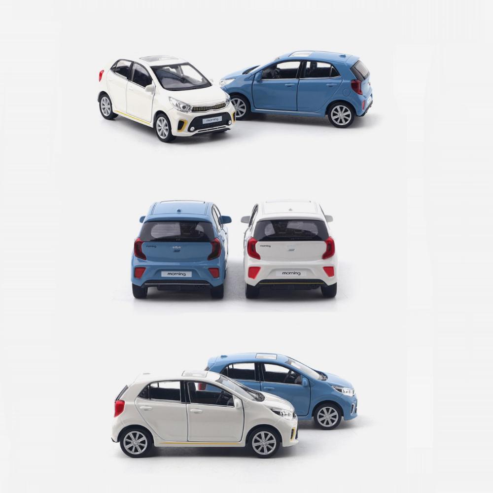 Kia All New Morning Diecast Mini-Auto-Serie (Option 2 Farben), 1 Stück