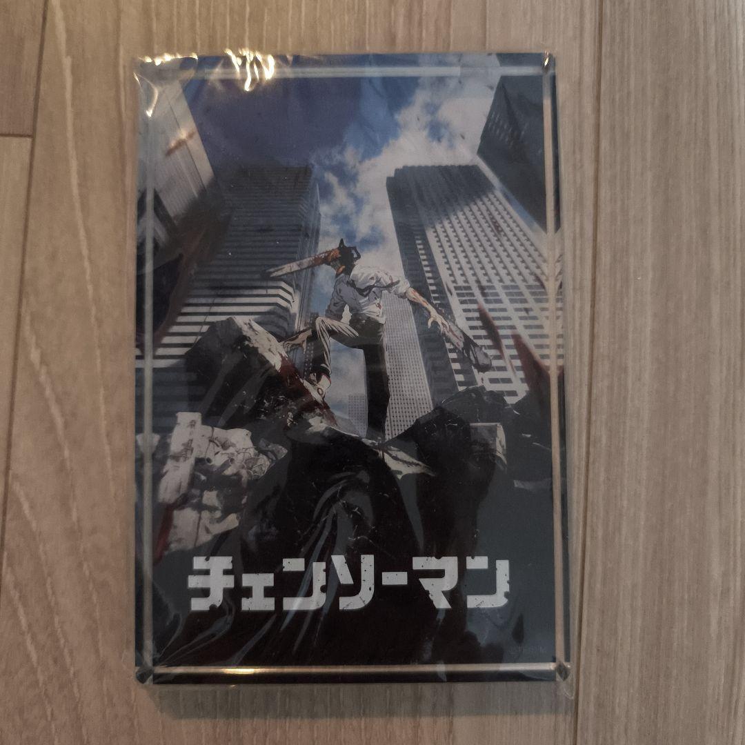 Used Chainsaw Man Acrylic Art Key Visual