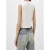 Export H Home Silm Slim Looking Summer New Arrival Outer Wear Inner Wear Minimalist White Shoelace Low-Cut Cool Top Vest