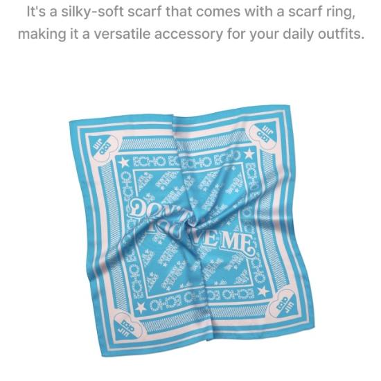 【JIN】[Echo] SCARF 公式品 2nd Pre-order BTS Jin 2nd Mini Album ECHO Official MD Scarf
