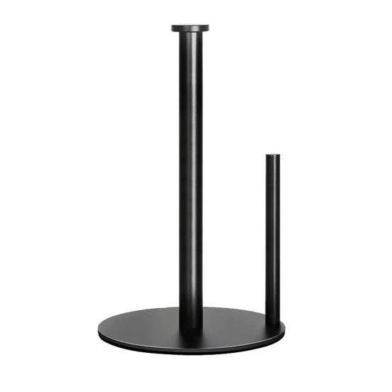 מחזיק נייר מגבת למשטח עבודה מנירוסטה מחזיק גליל נייר טואלט מתקן נייר מגבת עצמאי נגד החלקה למטבח חדר אמבטיה