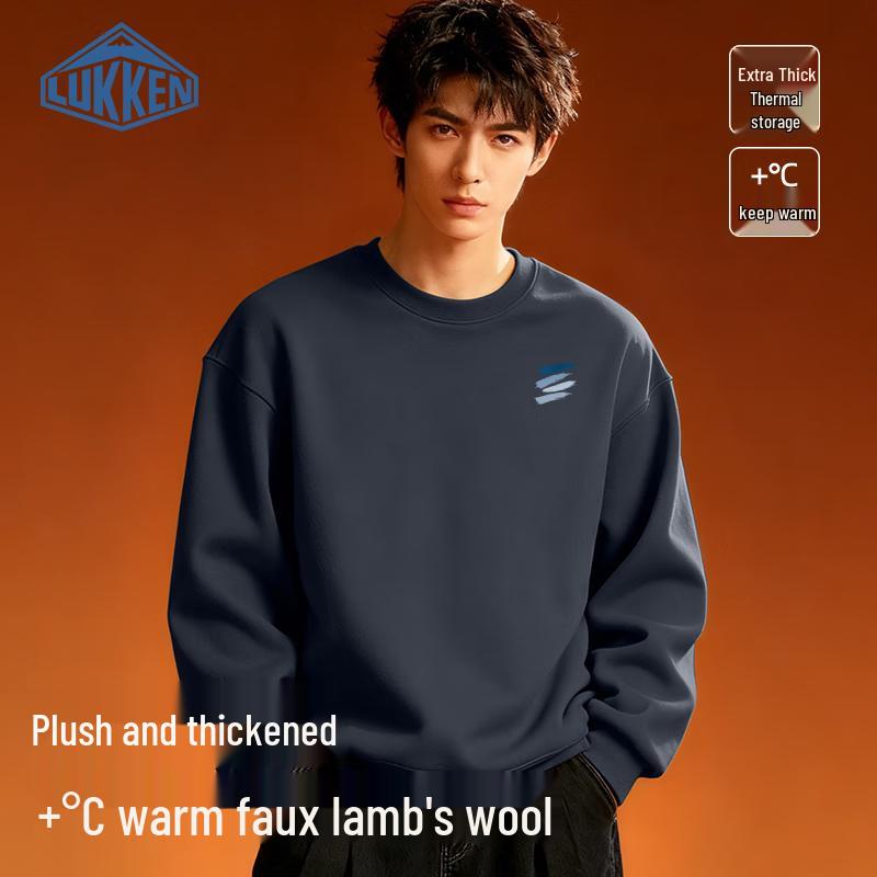 

LUKKEN Men s Lamb Fleece Lined Sweatshirt 4XL