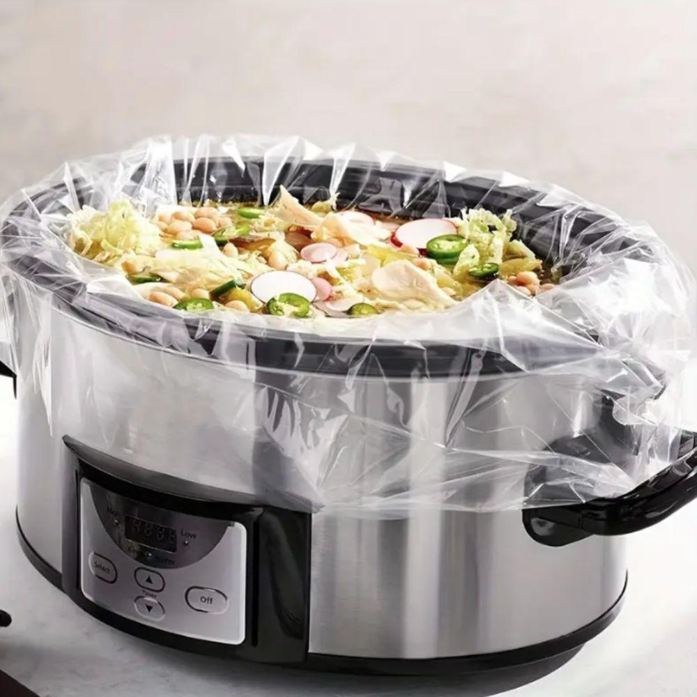 

10pcs Heat Resistance Turkey Baking Bag Nylon-Blend Oven Chicken Bag Slow Cooker Liner Microwave No Cable Tie