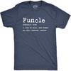 Mens Funcle Definition Funny Family Tee for Uncles