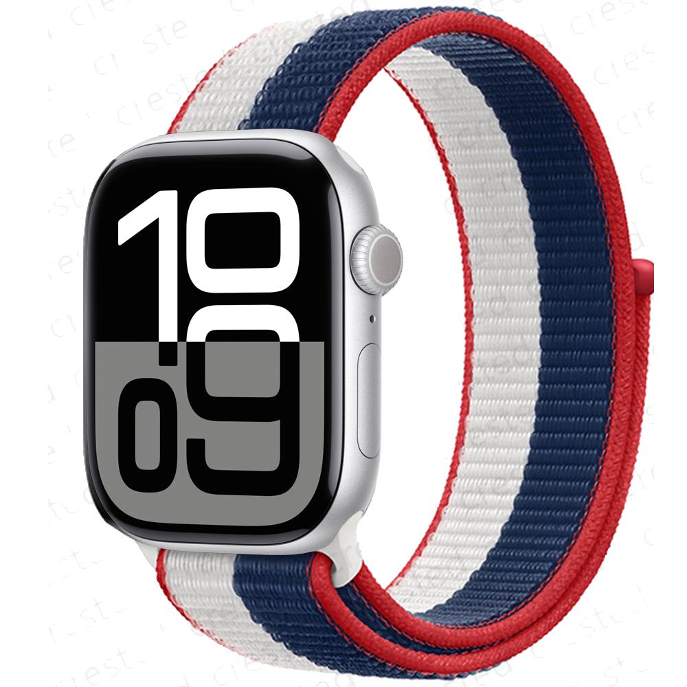 Cinturino in Nylon a Passante Per Apple Watch Bands 46mm 44mm 40mm 41mm 45mm 42mm Cinturino Originale iWatch Serie 11 10 SE 9 8 Ultra 3
