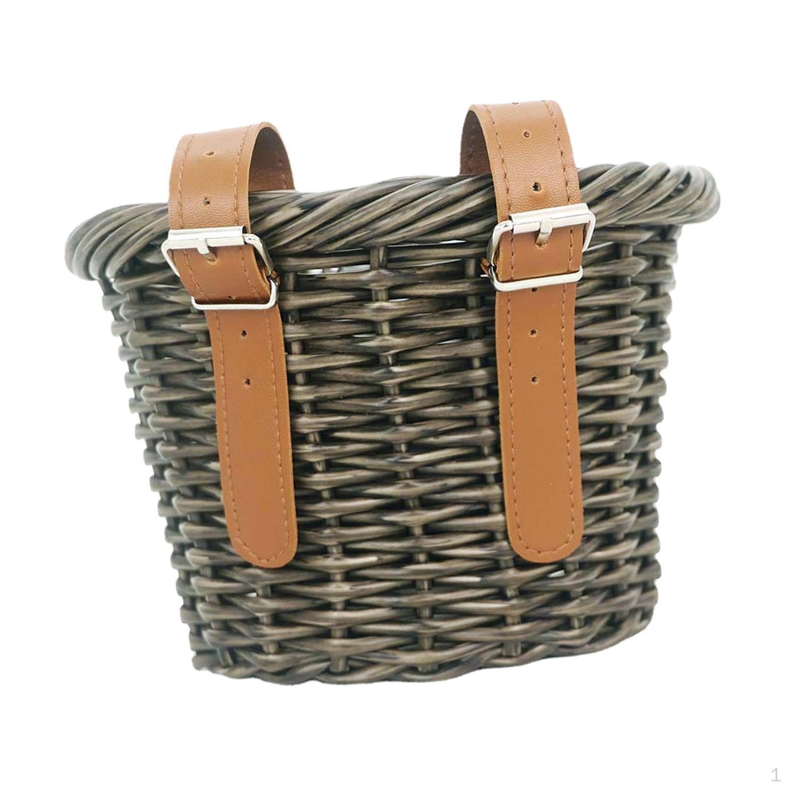 Children s Bike Basket with Detachable Handlebar Attachment 19x15x14CM