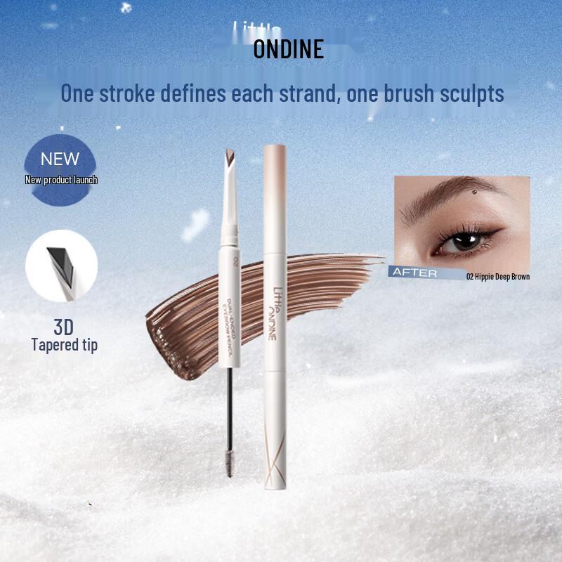 

Little Ondine Двусторонний скульптурирующий карандаш для бровей