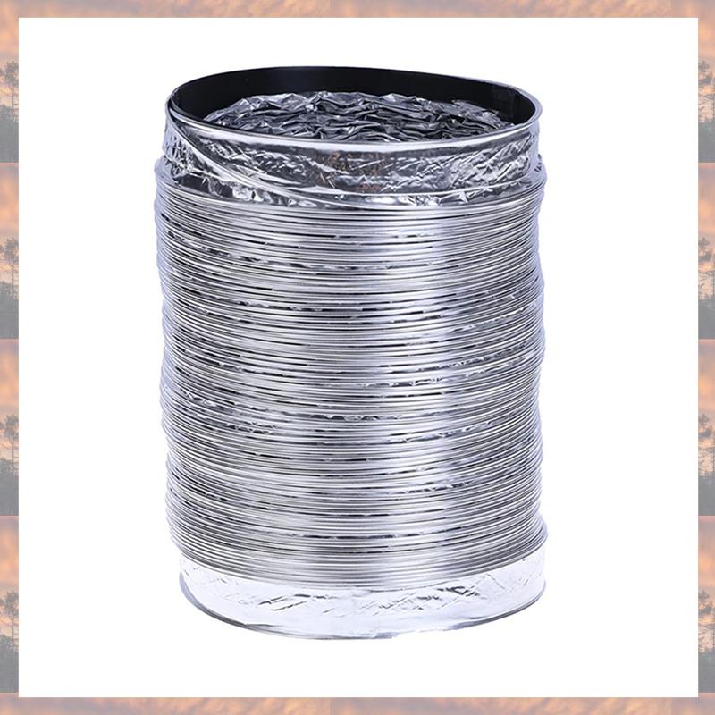 

2025 Trend 2X New 4 Inch 100Mm Ventilation Pipe PVC Aluminum Tube Air Ventilation Pipe Hose Flexible Exhaust Duct 1.5M серебряный
