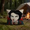 Emo Boy GGerard WWay Pillow Cover Polyester Square Cushion Case 45 Cm Decorative for Home Couch Bed Car Decor