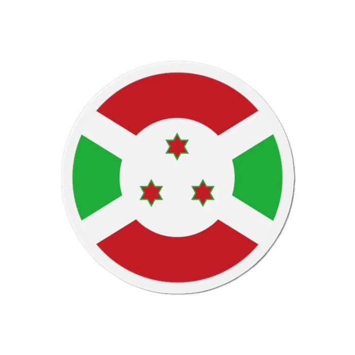 Aimant Rond - Burundi - 8 Cm - 50 Pièces - Multicolore - Mixte