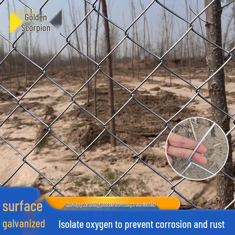 Hot-Dip Galvanized Wire Mesh Fence