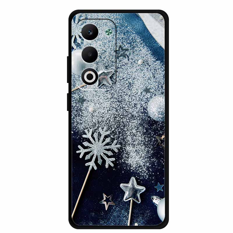 Christmas Phone Case For Oppo A5 5G CPH2735 / A5 4G CPH2727 Christmas Tree Soft Silicone TPU Back Cover Bumper For Oppo A5 Coque