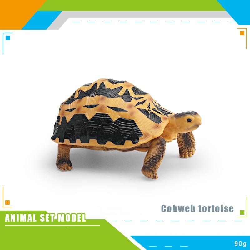 Children Simulated Turtle Model Static Solid Model Toy Animal Set Various Turtle Ornaments Radiated Tortoise Brazilian Slider