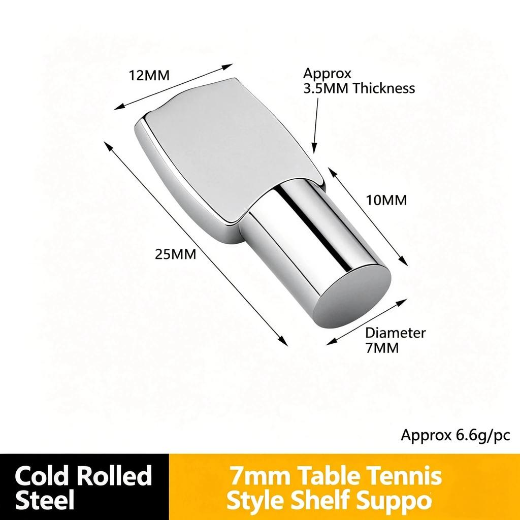 50Pcs Cold Rolled Steel Shelf Support Pegs Electroplated Finish Various Sizes For Home Cabinet Wardrobe Bookshelf