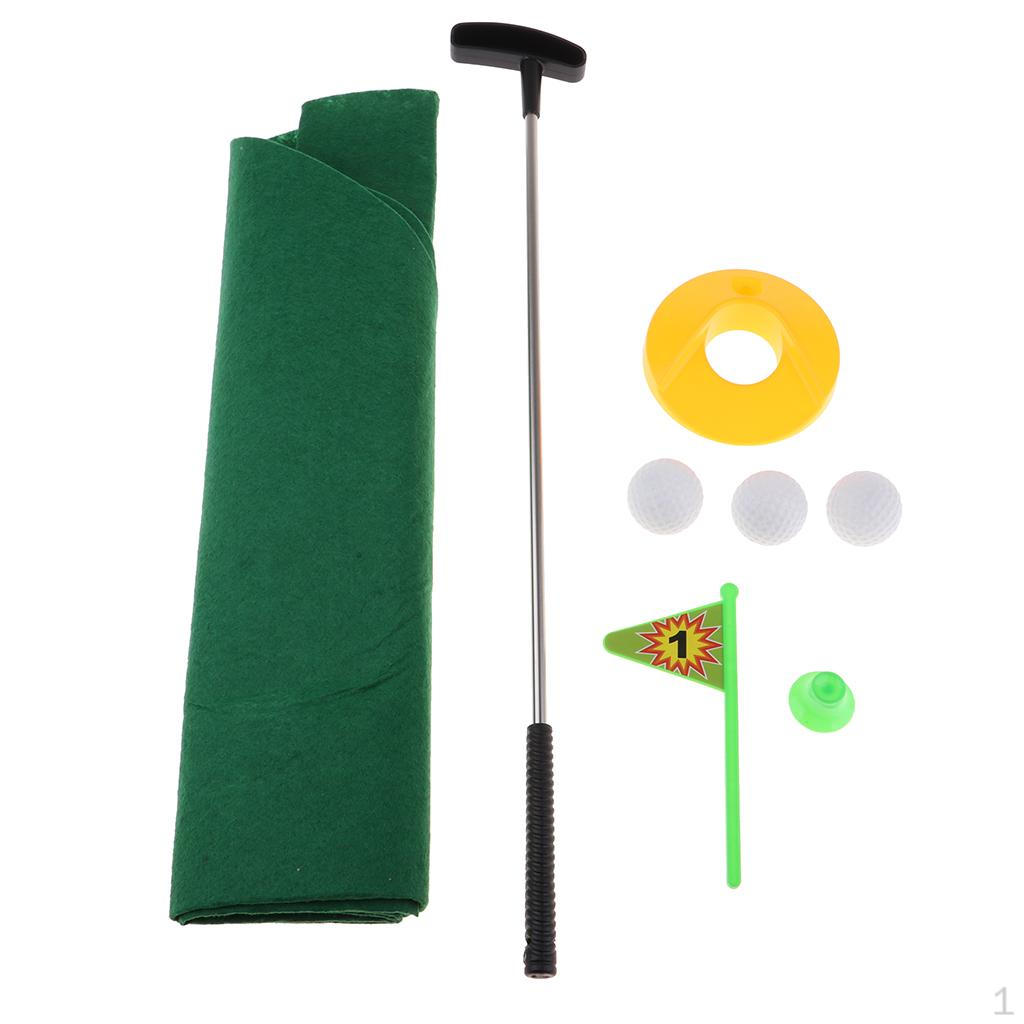 Golf Toilet Toy Game Golfing Indoor Practice Mini Gift Set, Perfect for and