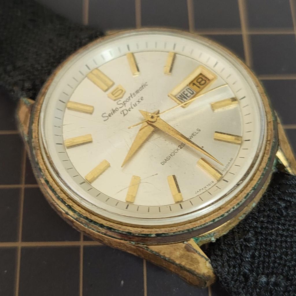 Montre SEIKO Sportsmatic 5 Deluxe [Fonctionne] Homme (Code de gestion K26X)