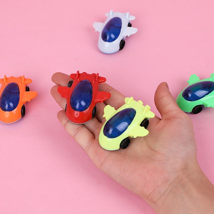 Plastic Space Kids Airplane Toy With Sliding Function For Visual Skills Motor