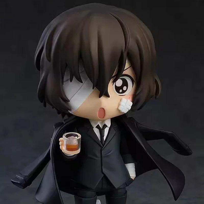 Nendoroid Bungou Stray Dogs Figure Dazai Osamu Nakahara Chuuya Anime Collectible Action Figure Cute Chibi Style Anime Merchandise Collectible Display