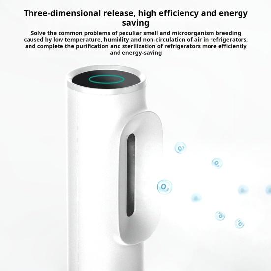 

Yousheng Мини-дезодорант для холодильника с зарядкой через USB Портативный дезодорант для холодильника с длительным временем ожидания Устранитель запахов белый