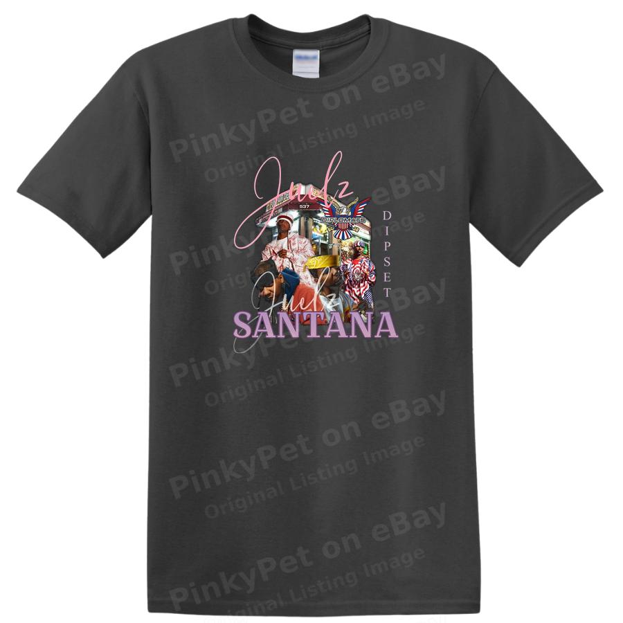 JuJu's Dipset JuJu Santana Vintage Graphic T Shirt Cool Streetwear Tee