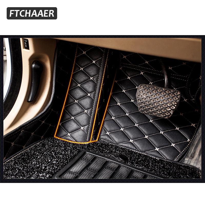 FTCHAAER Custom Car Floor Mats For BMW 3er E90 2005-2013 316-335 Auto Carpets Foot Coche Accessorie