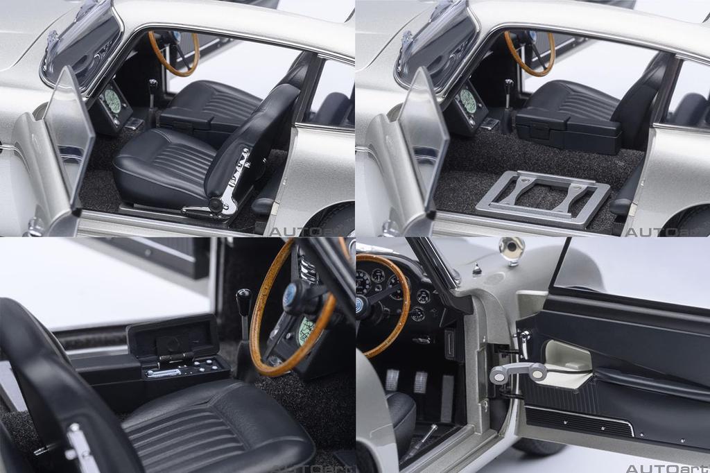 AUTOart Scale Aston Martin DB5 Bond Finished 70296 1/18 "007/Goldfinger" Car, Model,