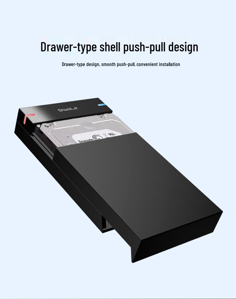 ShuoLe 3.5" USB 3.0 Tool-Free High-Speed External Hard Drive Enclosure