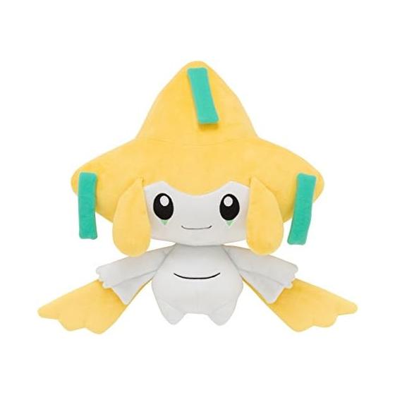 Pokemon Center Original Plush Doll Jirachi Life-Size 30x31x13 (H x W x D: cm) A huggable, life-sized volume