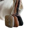 High-End Minimalist Leather Women's Coin Purse & Card Holder with Double Zipper