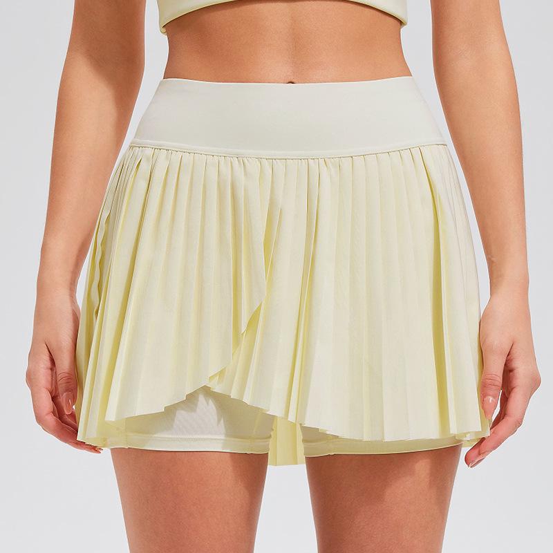 

Cai Jue High-Waisted Pleated Two-in-One Quick-Dry Tennis Skirt Extra Large