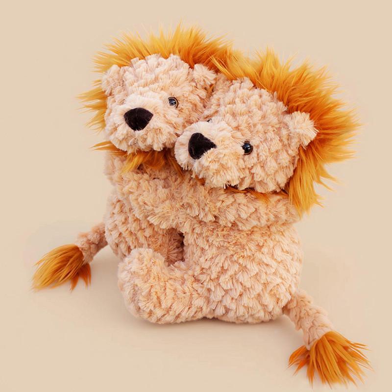 Plush Lion Toy Soft Cuddle Animal Snuggle Pillow For Kids And Adults
