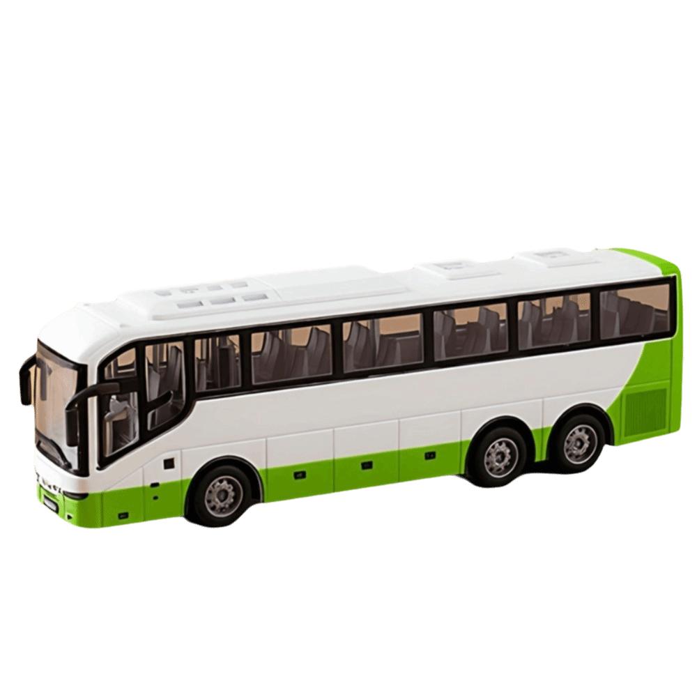 

1/16 Scale School Bus Model Car Toys Yellow Color Inertia City Bus Toy Model Collection зелёный