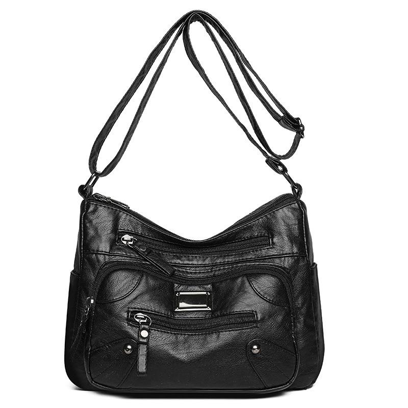 Vintage Shoulder Versatile Large Capacity Casual Diagonal Bag