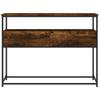 Vidaxl Stolik Konsolowy, Przydymiony Dąb, 100X40X75 Cm