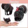 Farm Animal Pvc Toy Figures Of Rooster And Turkey For Early Education And Classroom Use